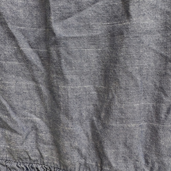 NWOT Cherokee 3T Girls Denim Blue Sleeveless Dress with Pink Floral Accent - Picture 3 of 6